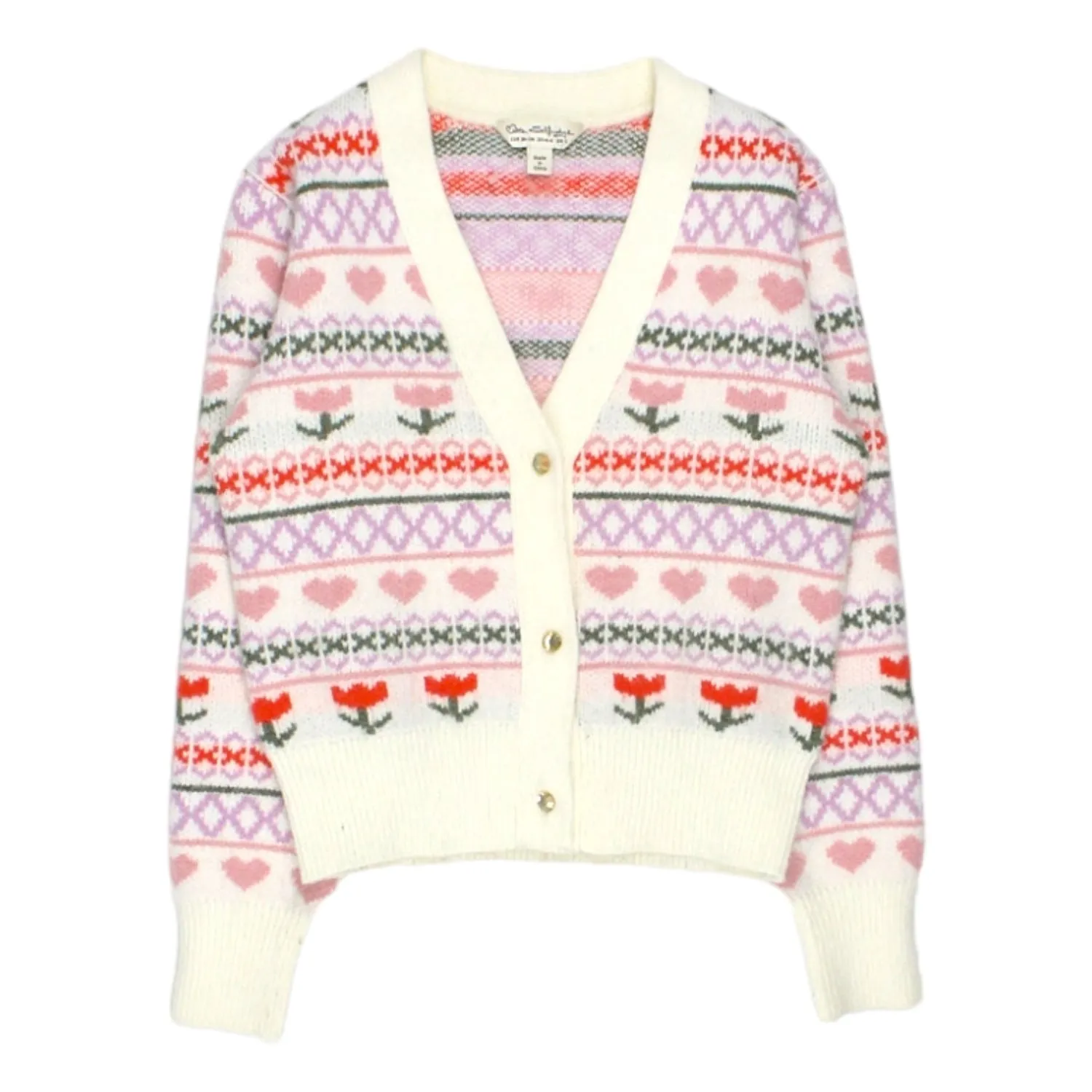 Miss Selfridge Pink Folk Style Cardigan