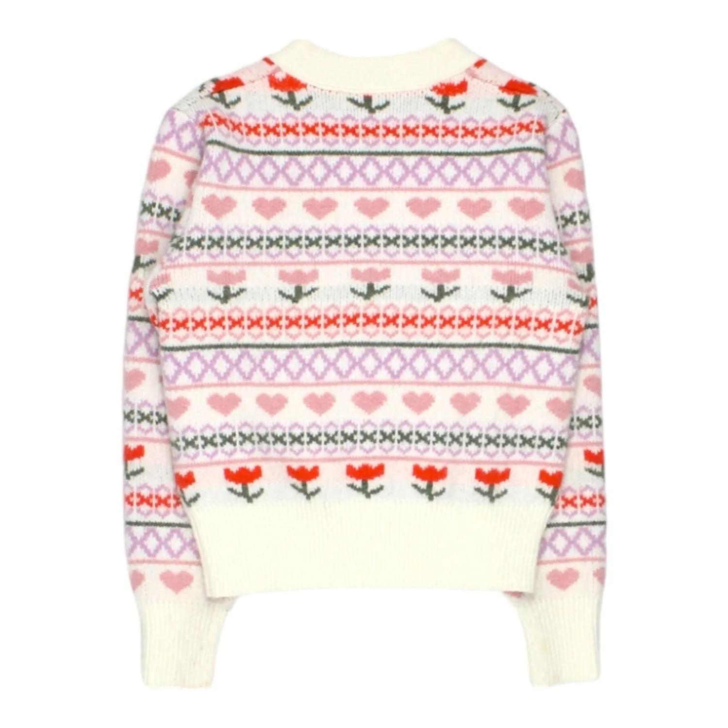 Miss Selfridge Pink Folk Style Cardigan