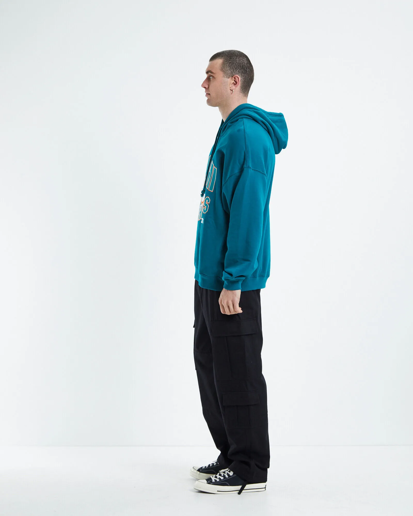 Mitchell & Ness Wave Arch Miami Dolphins Hoody Teal