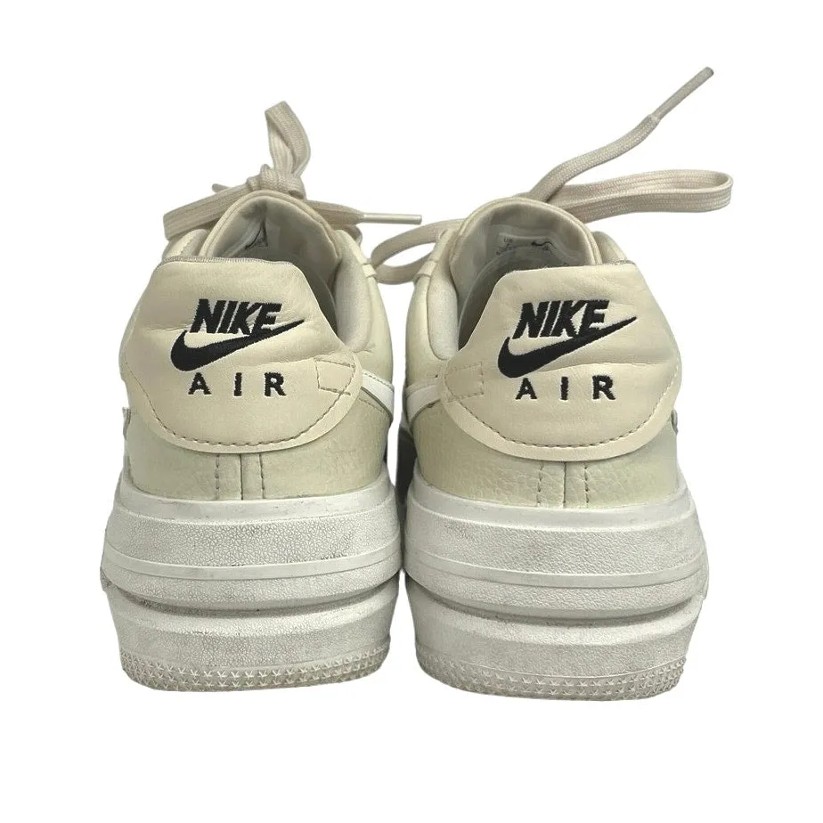 Nike Air Force 1 White Lace Up Low Top Platform Athletic Sneakers Shoes Size 7