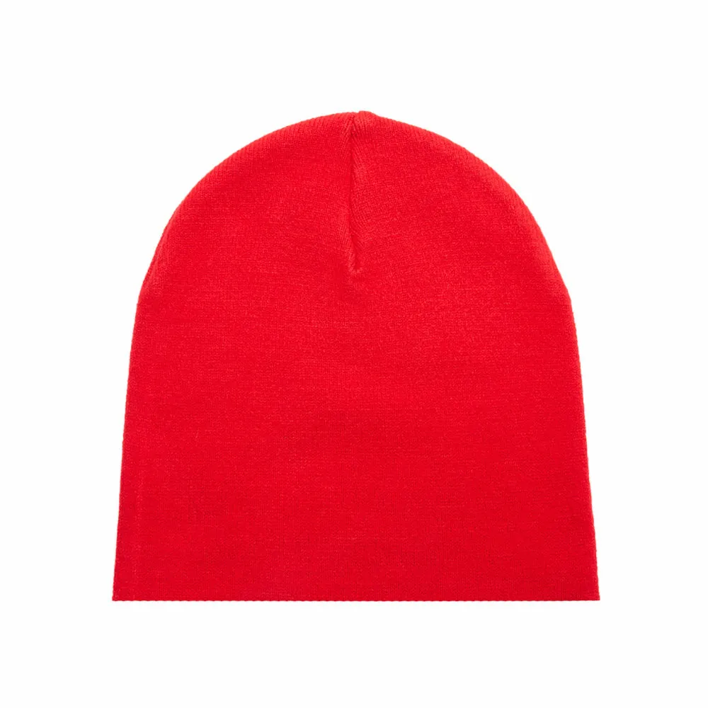 OBEY LABEL BEANIE // FIERY RED