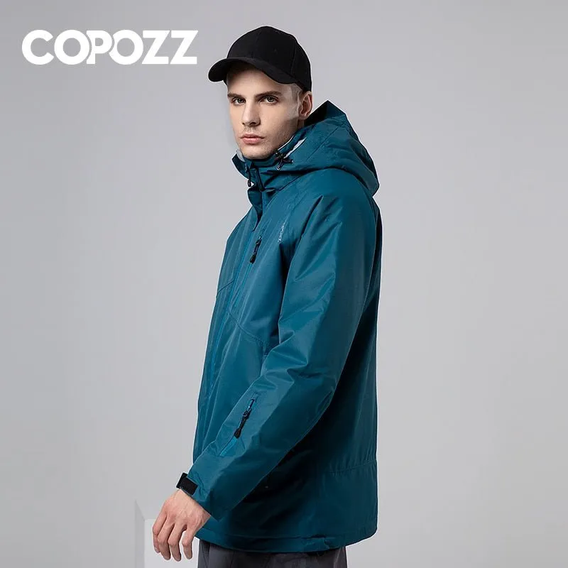 Parka chaude & imperméable à capuche pour homme COPOZZ – SJK