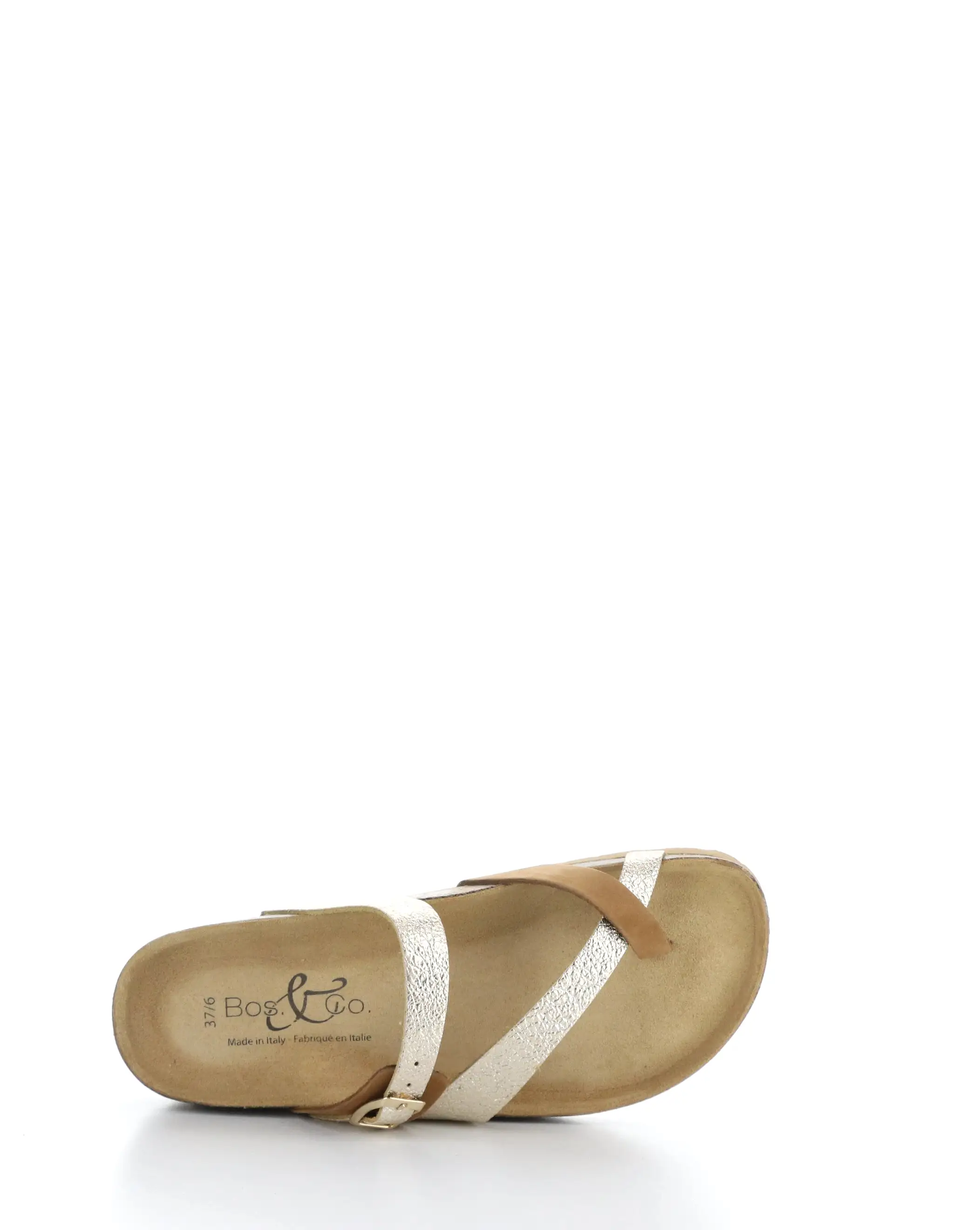 PARR BRANDY/GOLD Slip-on Sandals