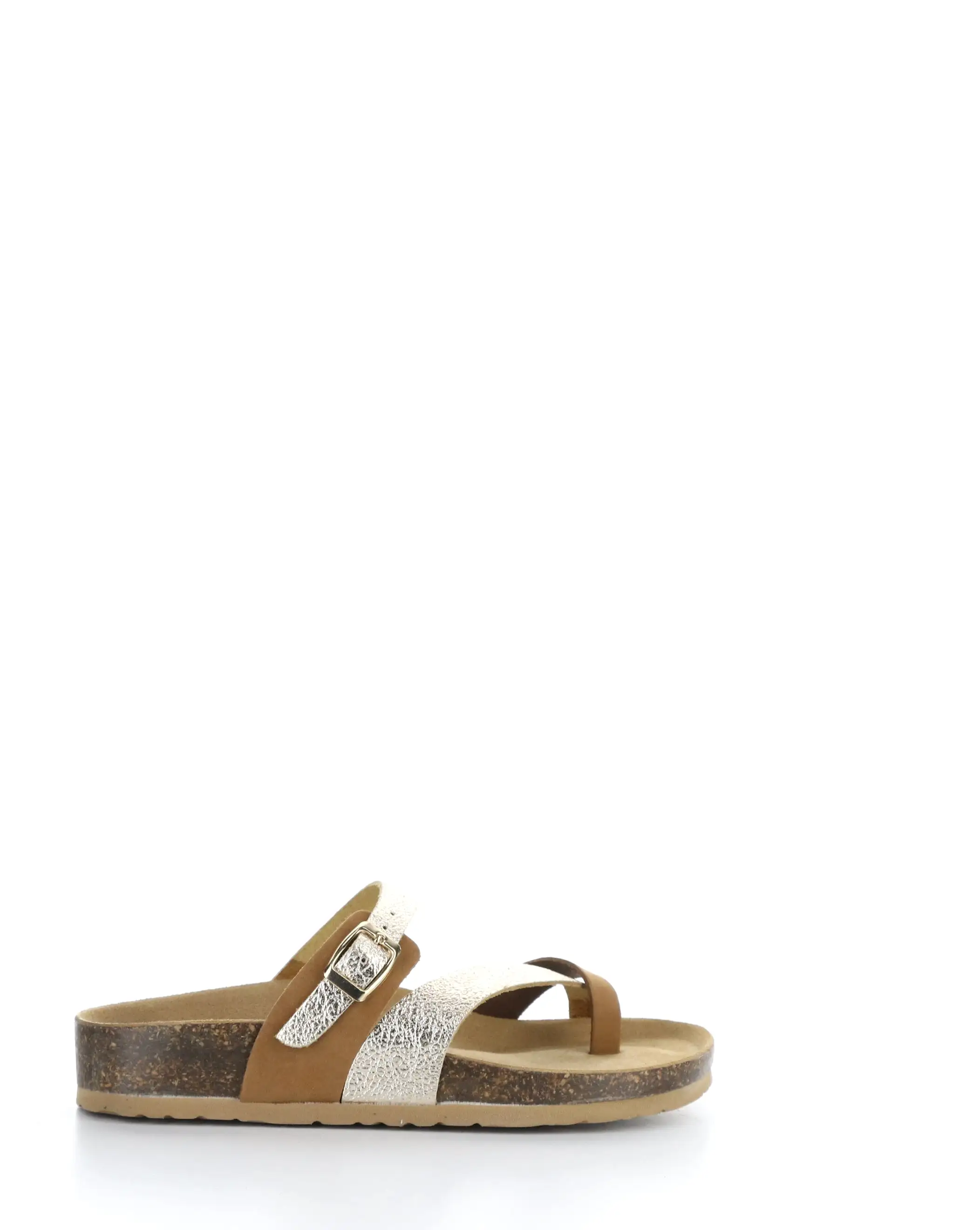 PARR BRANDY/GOLD Slip-on Sandals