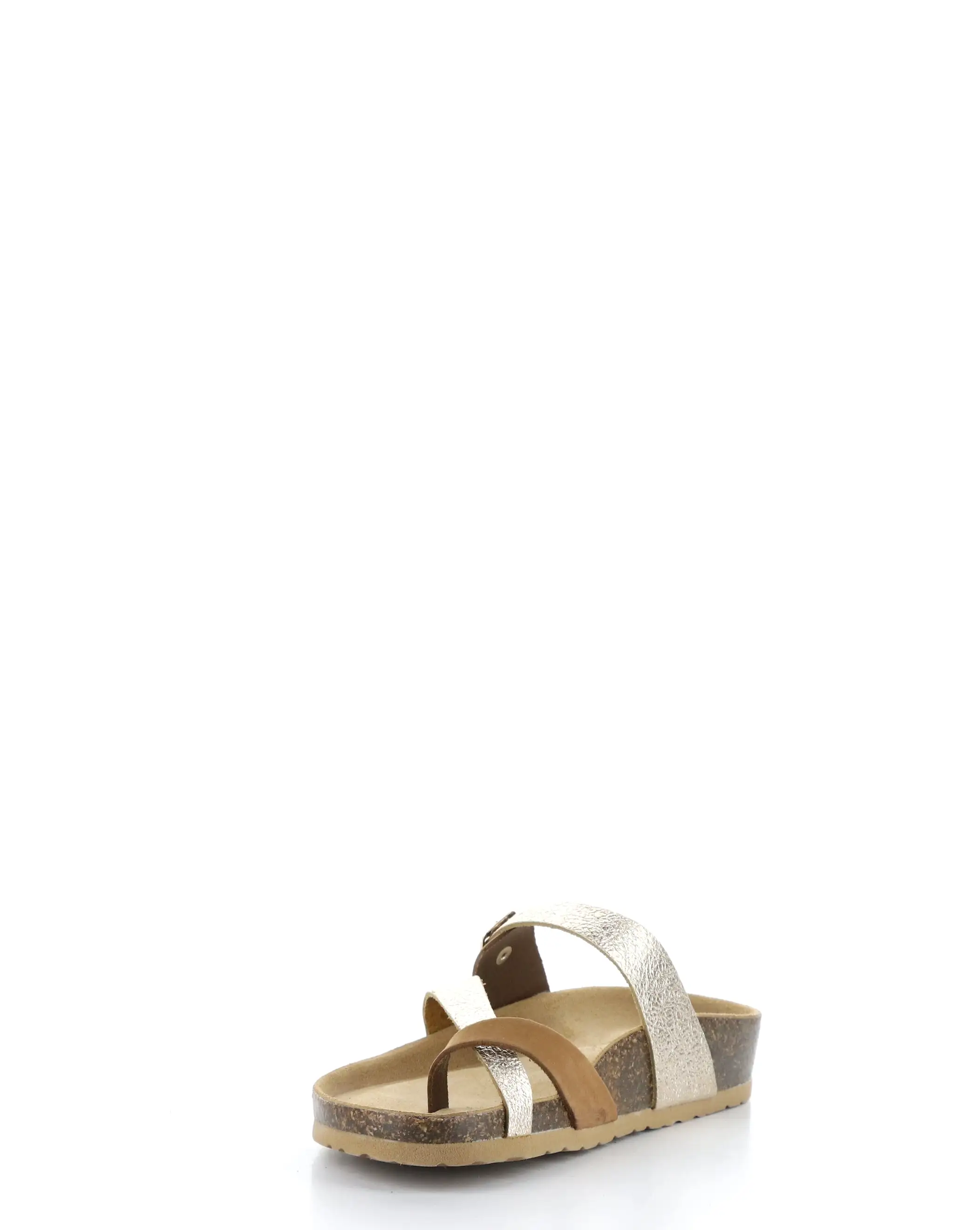 PARR BRANDY/GOLD Slip-on Sandals