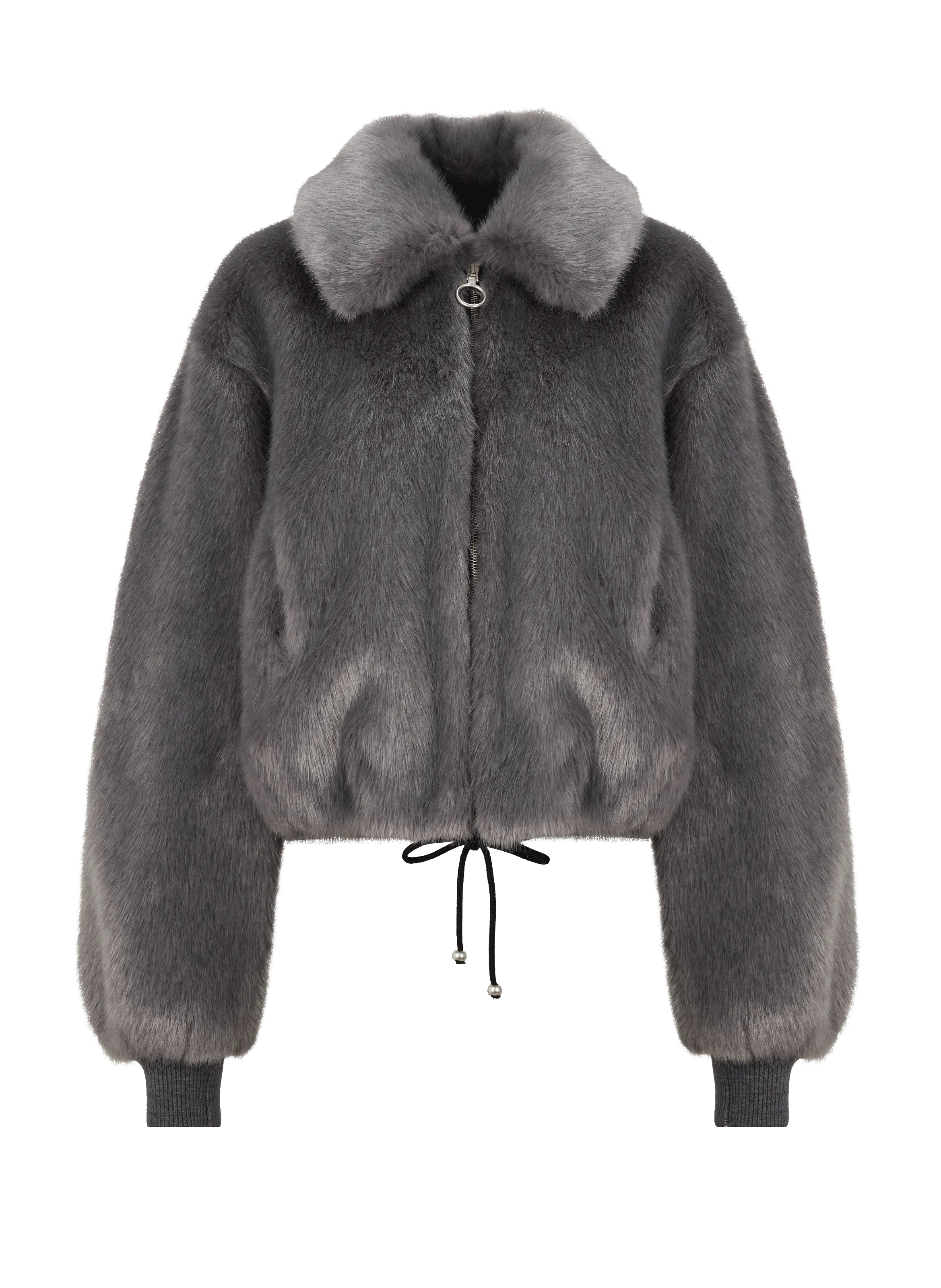 PHILOSOPHY DI LORENZO SERAFINI  Faux fur coat - Grey