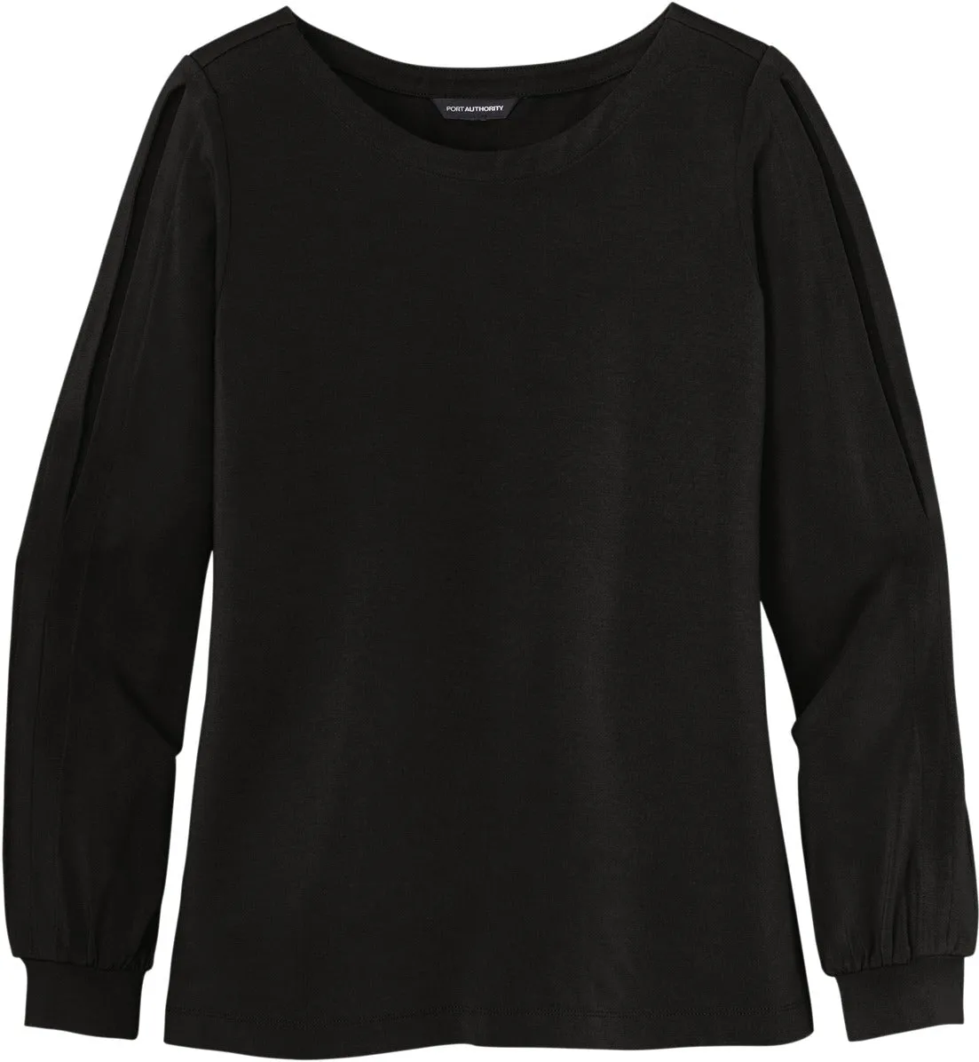 Port Authority Ladies Luxe Knit Jewel Neck Top