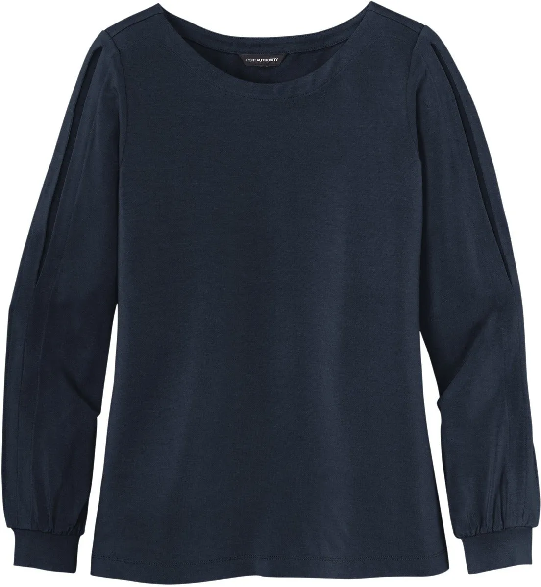 Port Authority Ladies Luxe Knit Jewel Neck Top