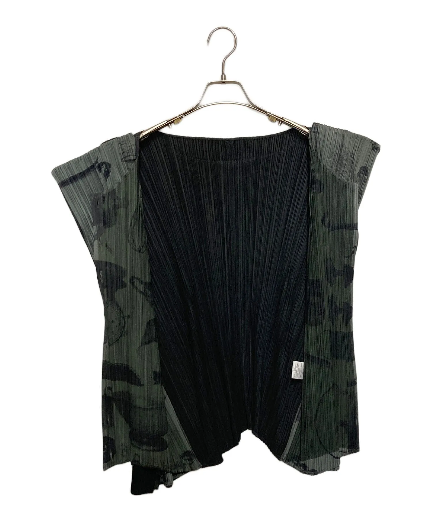 [Pre-owned] PLEATS PLEASE sleeveless blouse PP53-JE589