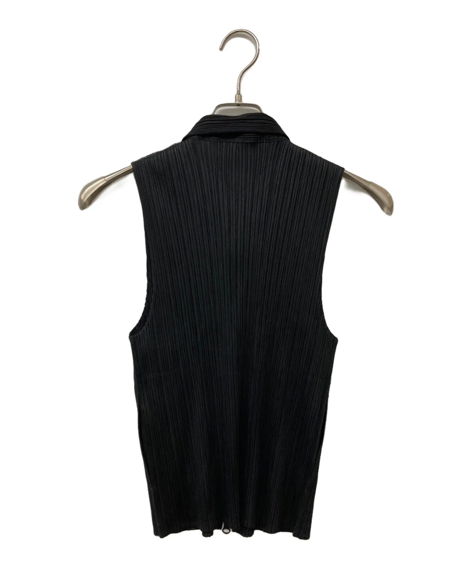 [Pre-owned] PLEATS PLEASE Sleeveless zip-up blouse PP04-JE384