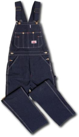 Sale: Men’s Classic Blue Button Fly Overall #966 by ROUND HOUSE Made in USA