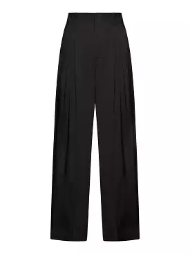 Silk and cotton trousers