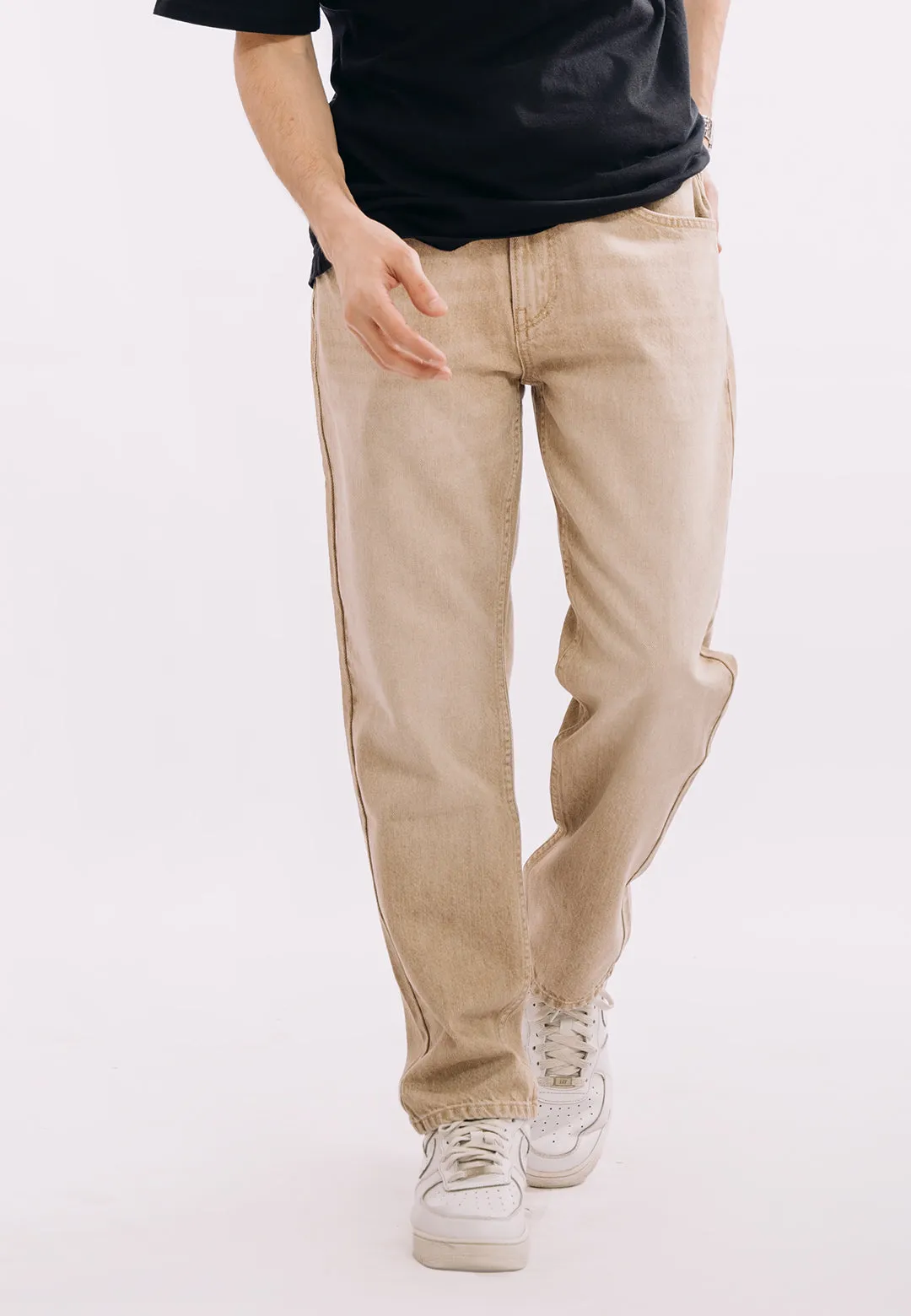 Slim Fit Jeans - Sand Wash