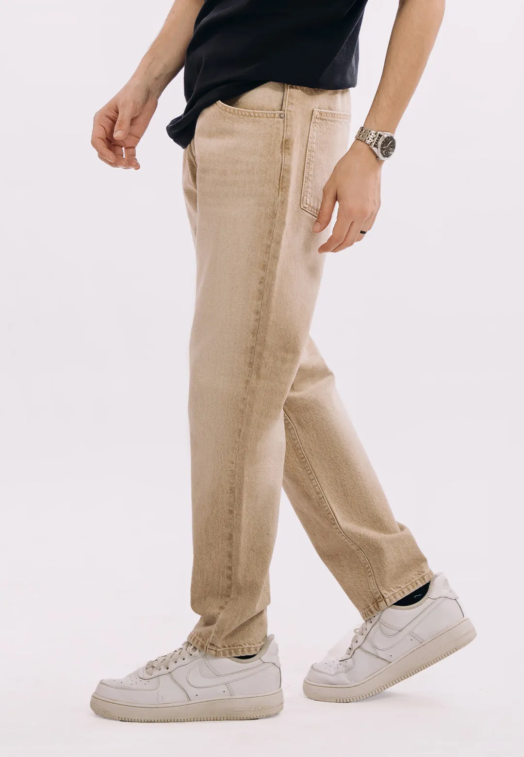 Slim Fit Jeans - Sand Wash