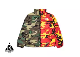 Supreme The North Face Nuptse Jacket Split Camo