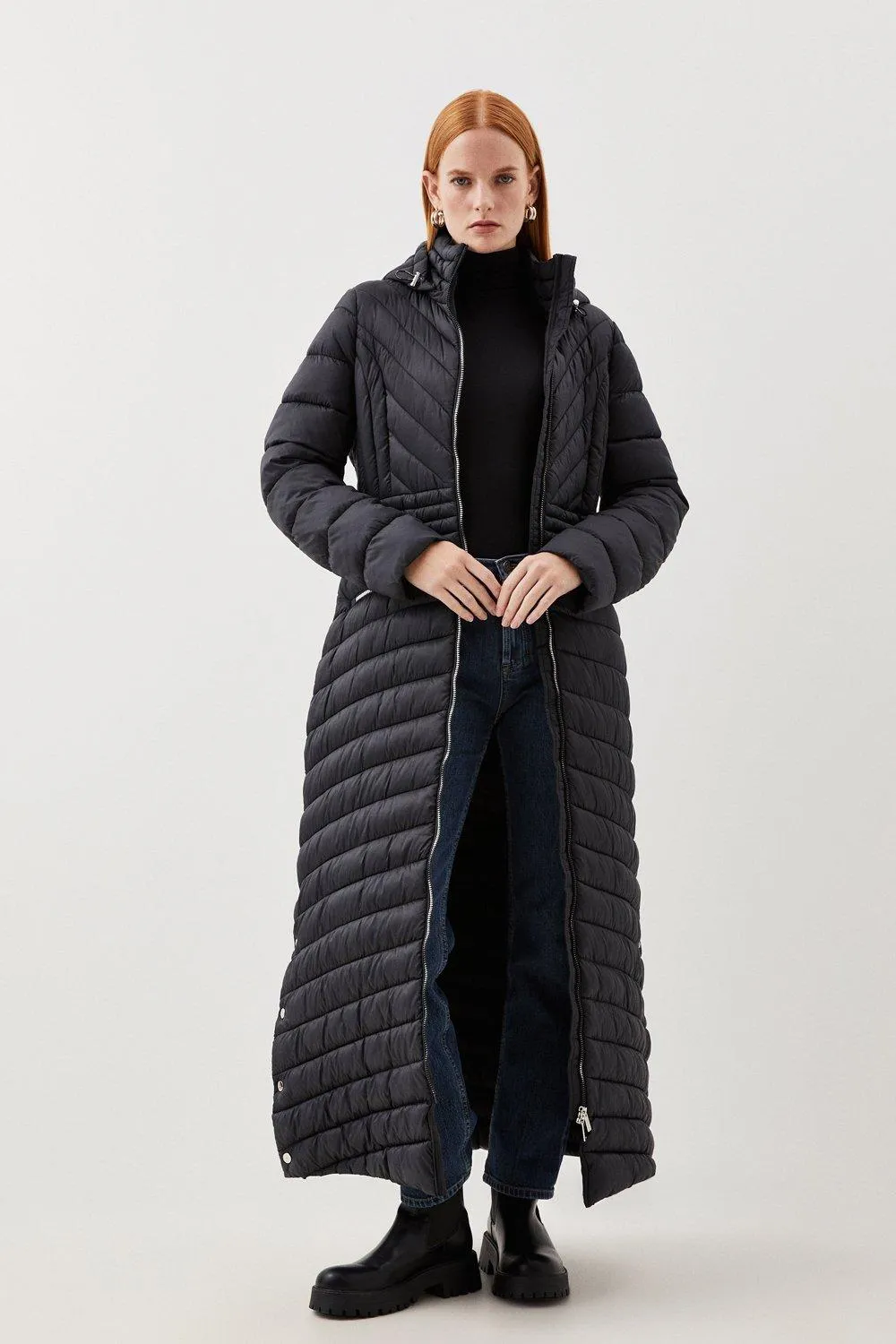 Tall Lightweight Packable Maxi Coat | Karen Millen