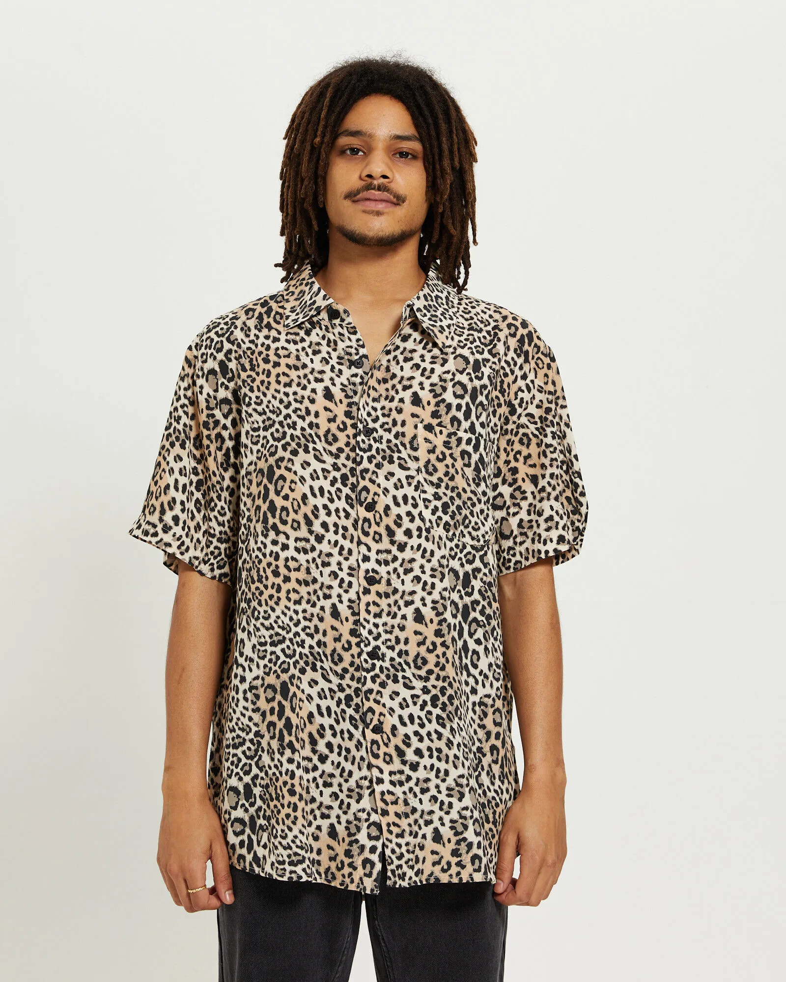 The People Vs Stevie Shirt Cougar Black/Brown