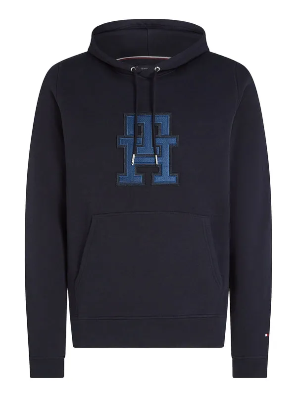 TOMMY HILFIGER Tommy Hilfiger Monogram Applique Hoody - Navy