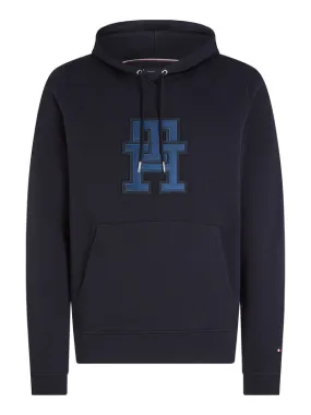 TOMMY HILFIGER Tommy Hilfiger Monogram Applique Hoody - Navy