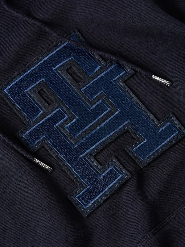 TOMMY HILFIGER Tommy Hilfiger Monogram Applique Hoody - Navy