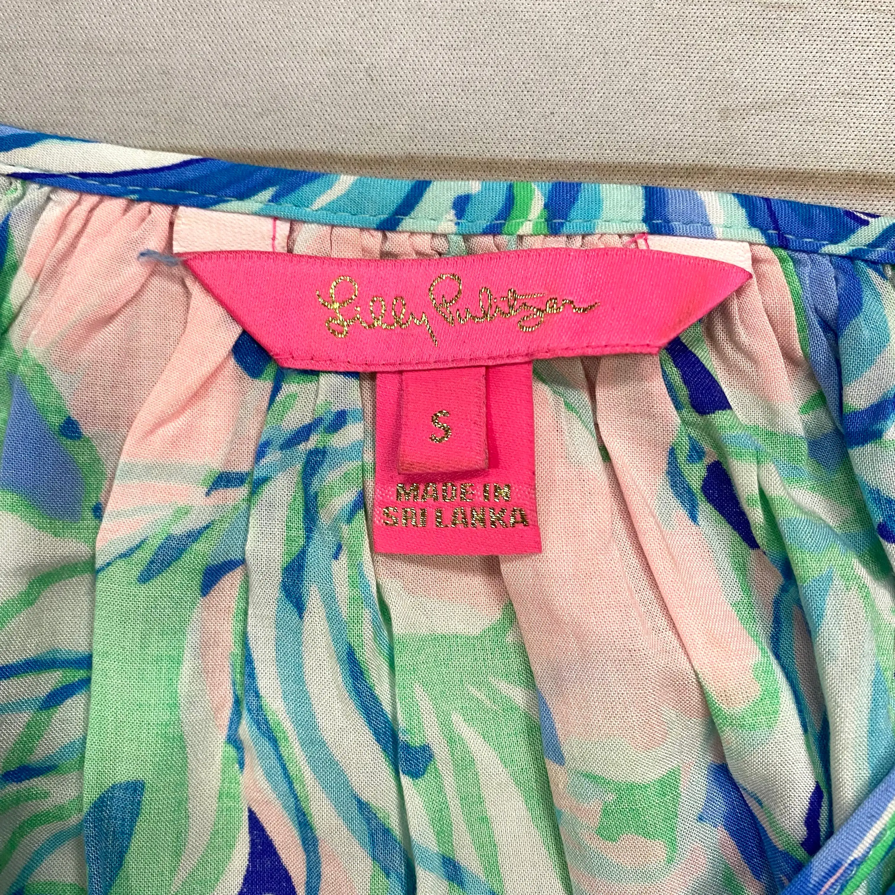 Top 3/4 Sleeve Designer By Lilly Pulitzer  Size: S