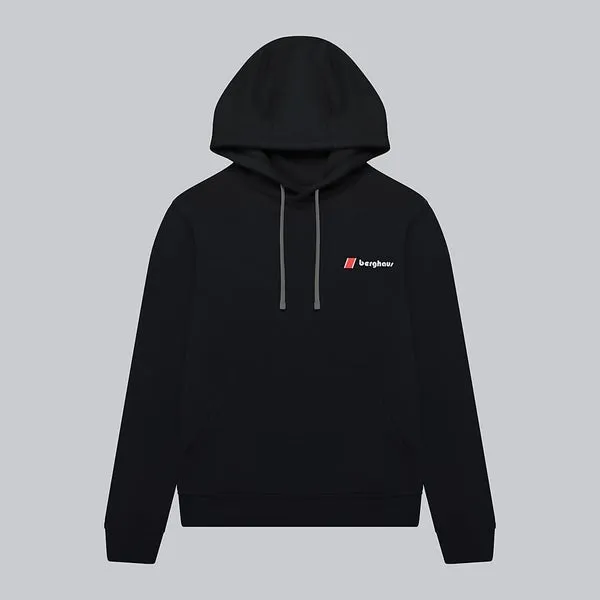 Unisex Heritage Small Logo Hoody - Black