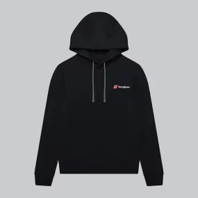 Unisex Heritage Small Logo Hoody - Black