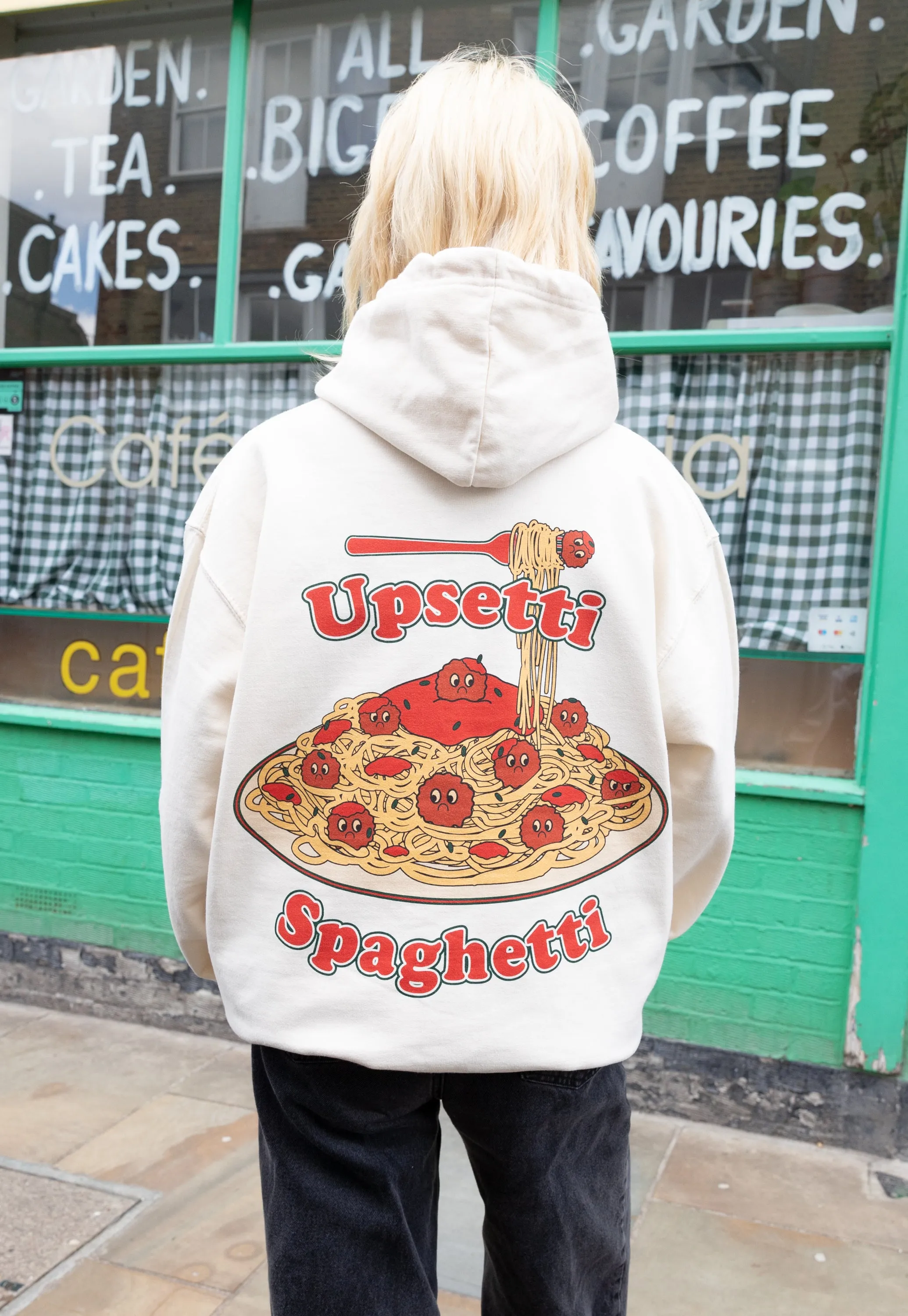 Upsetti Spaghetti Vanilla Hoodie