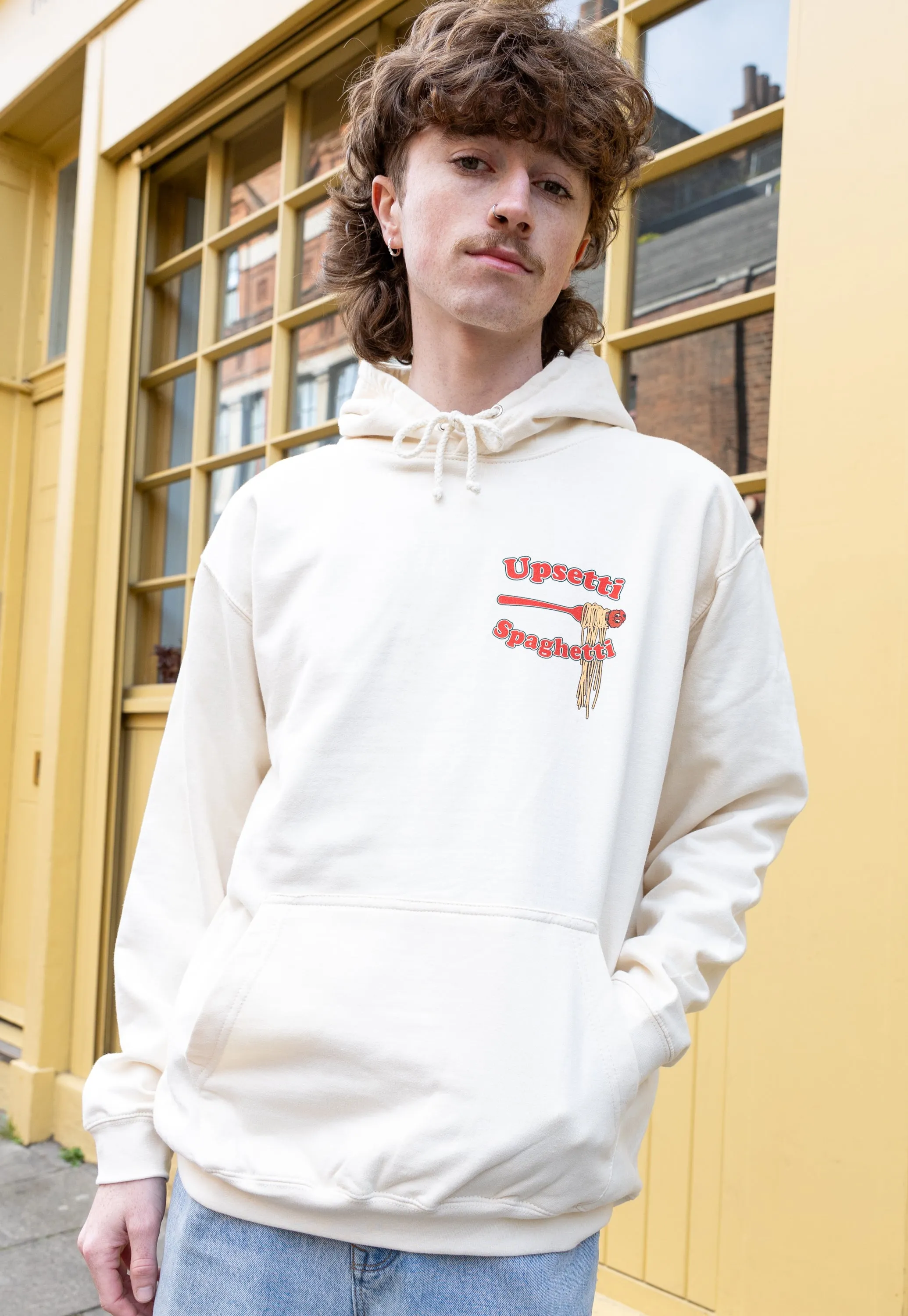 Upsetti Spaghetti Vanilla Hoodie