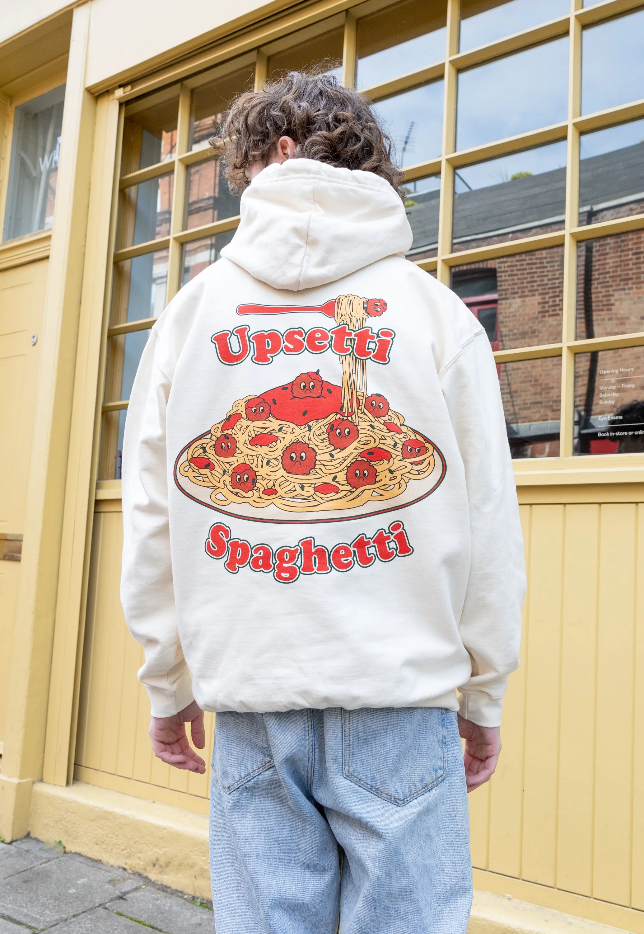 Upsetti Spaghetti Vanilla Hoodie