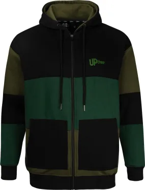 Uptheir Apollo Zip Hoody - Black Green