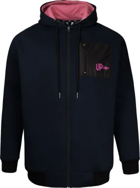 Uptheir Daze Zip Hoody - Navy Black