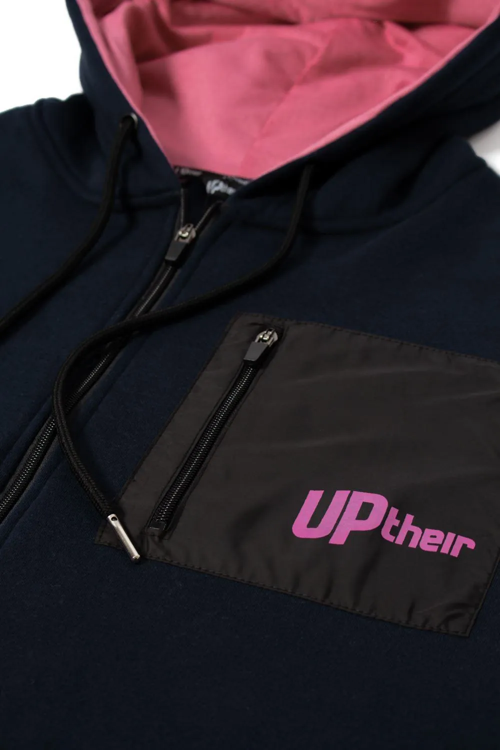 Uptheir Daze Zip Hoody - Navy Black