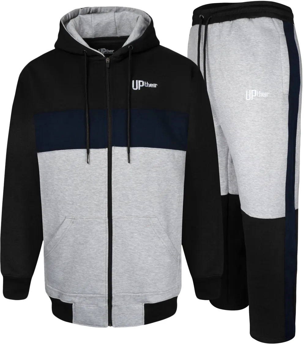 Uptheir Rogue Hoody & Jogger Tracksuit Set - Grey