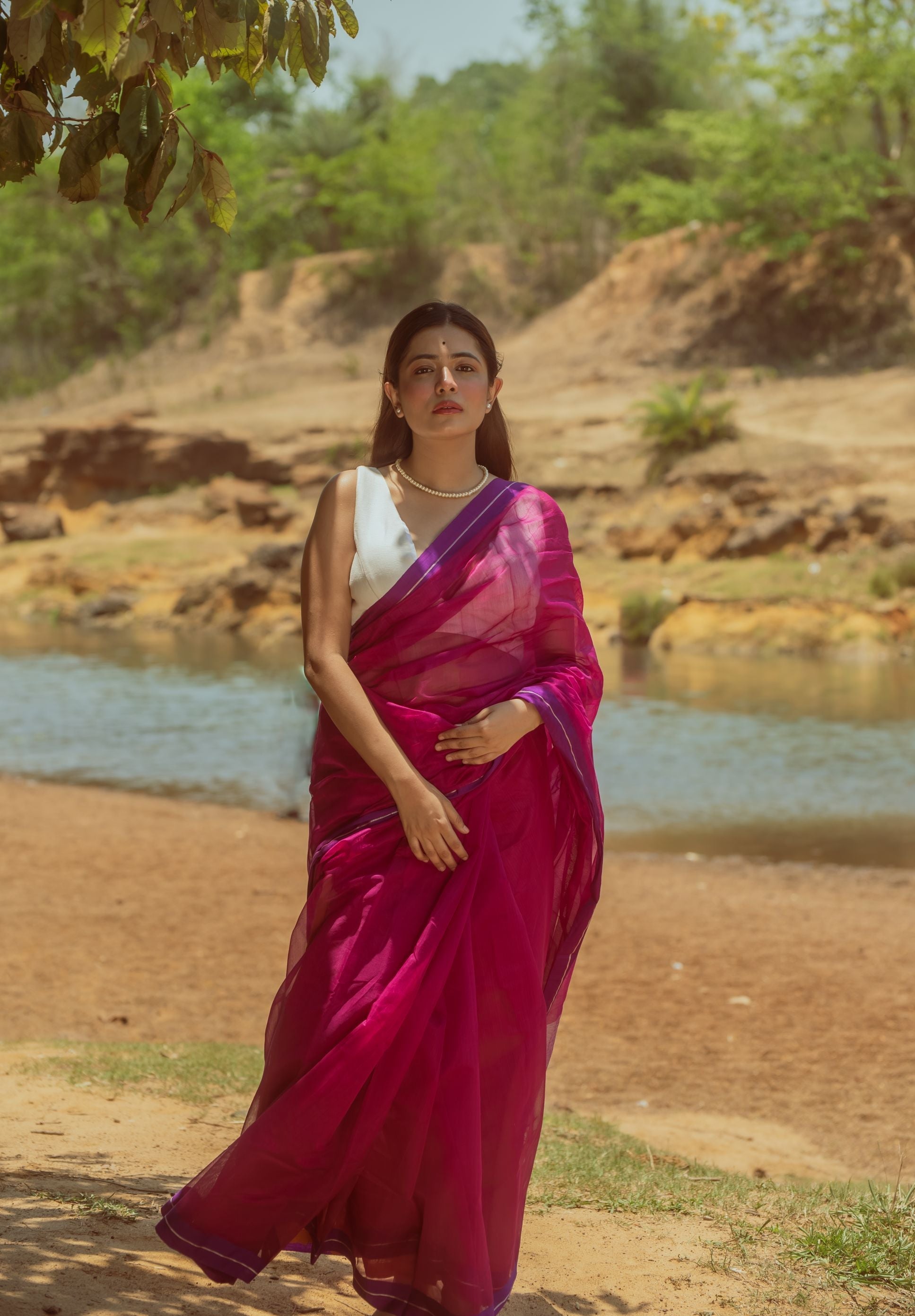 Utsav silk cotton saree - Gulabo