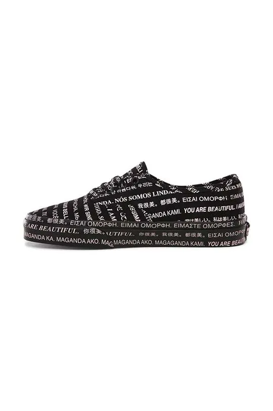 Vans plimsolls We Are Beautiful Authentic women's black color