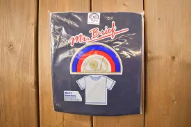 Vintage 1970s Deadstock Mr. Brief Blank Navy T Shirt / Vintage T Shirt / Made In Canada / 70s / Vintage Blanks / True Vintage / 