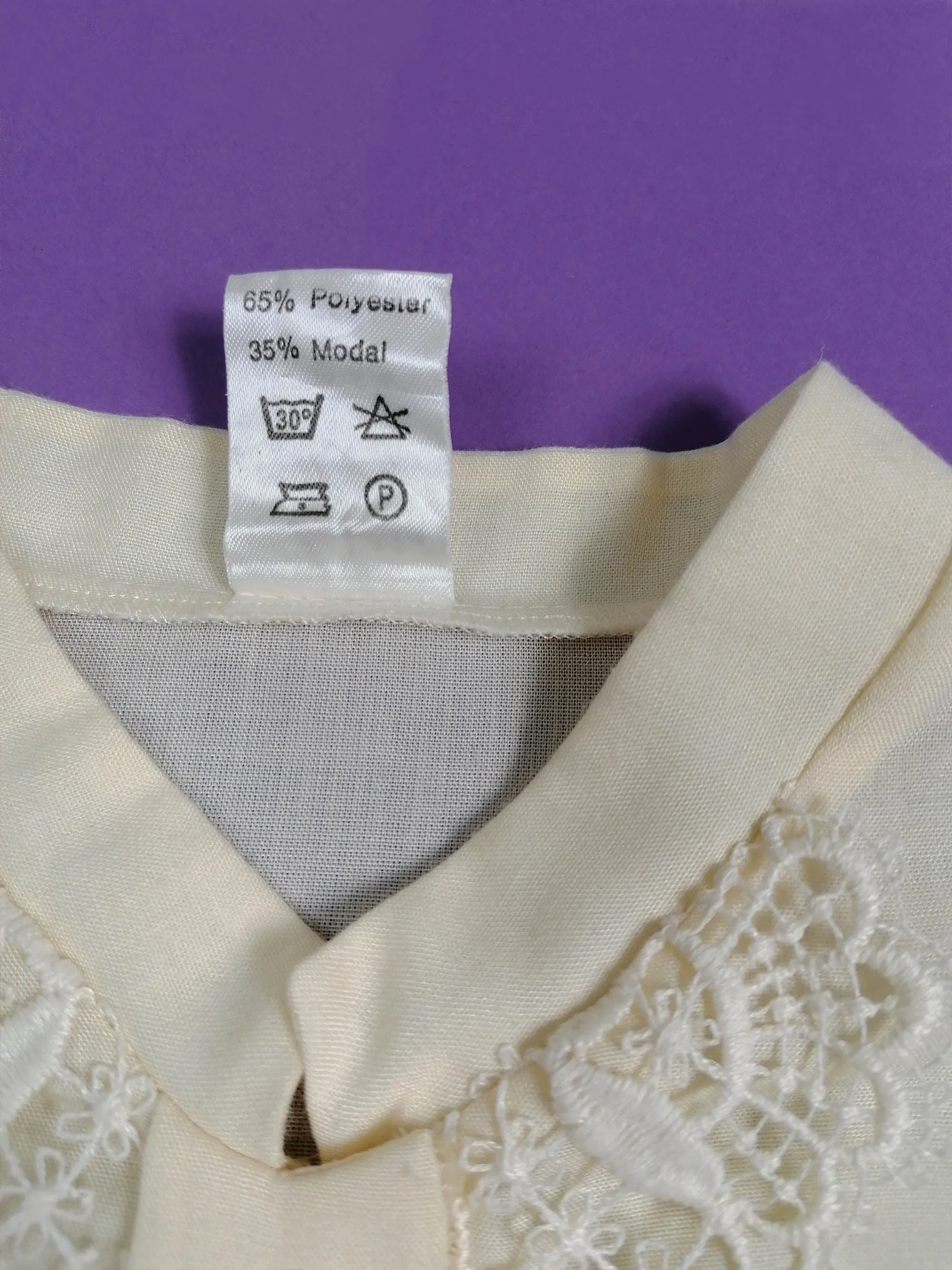 Vintage 70's ANGELIKA Romantic Blouse ~ size S-M