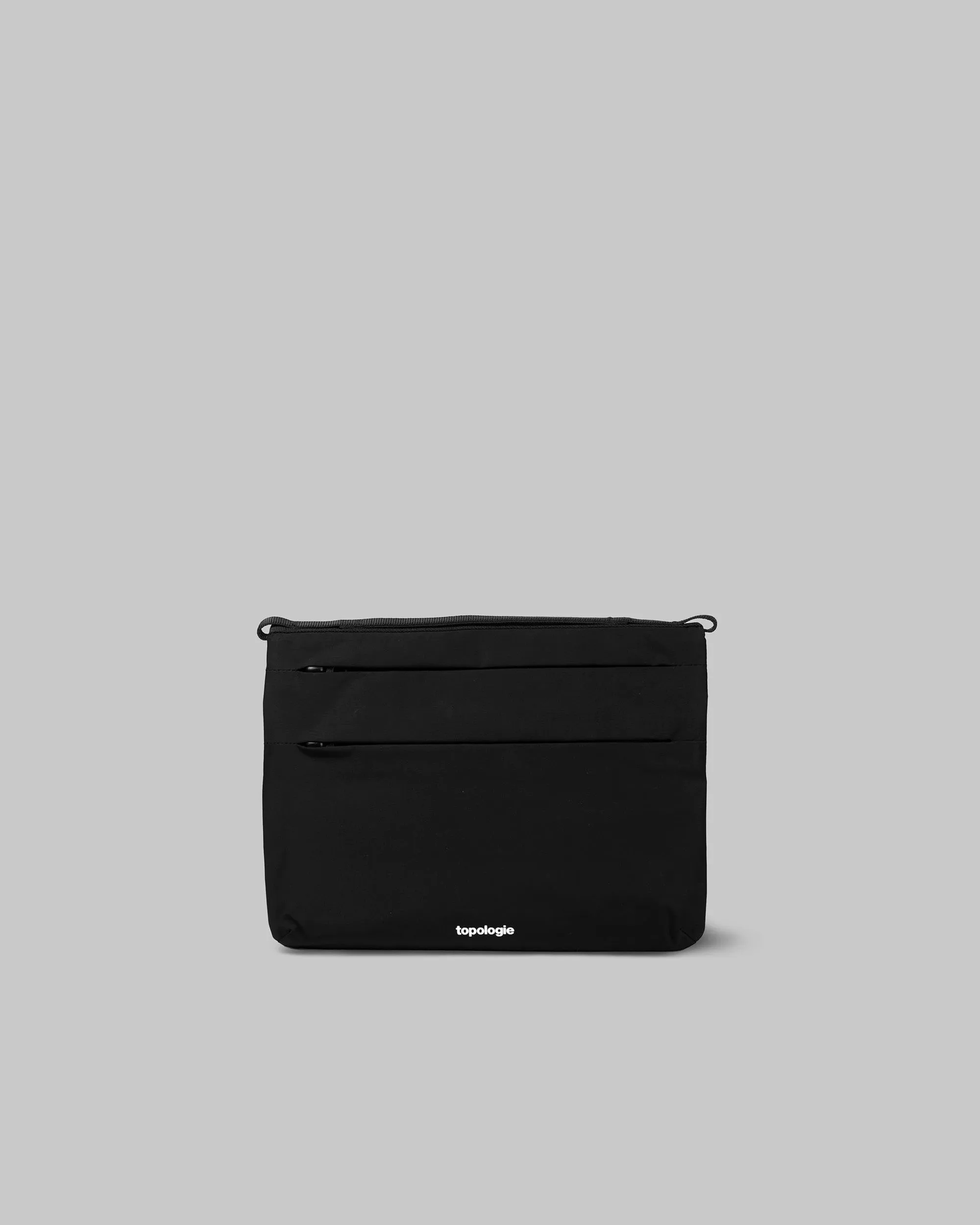 Wares Flat Sacoche Bag Medium Black Tech