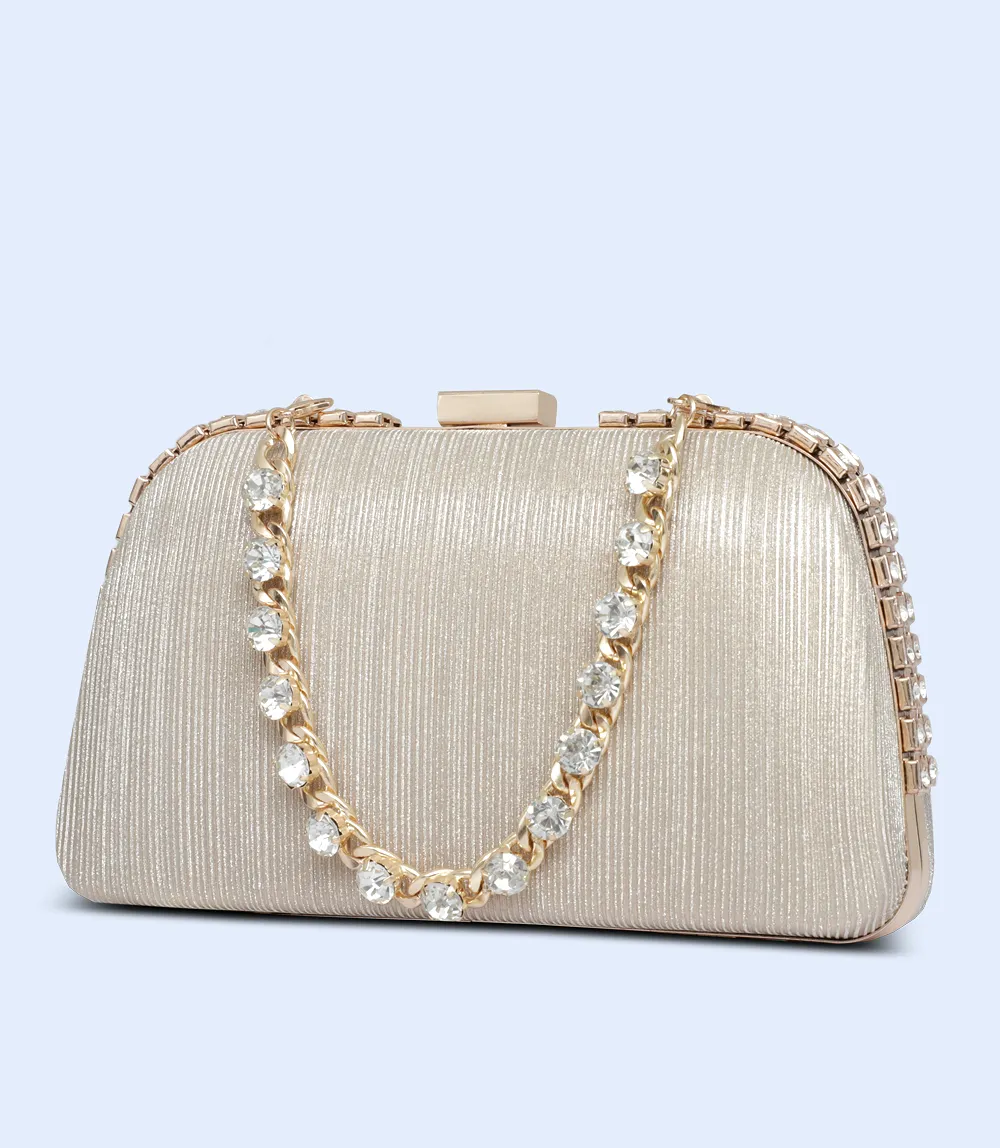 WB2692-GOLD-Women Trendy Bag