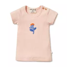 Wilson & Frenchy Little Flower Organic Rib Tee