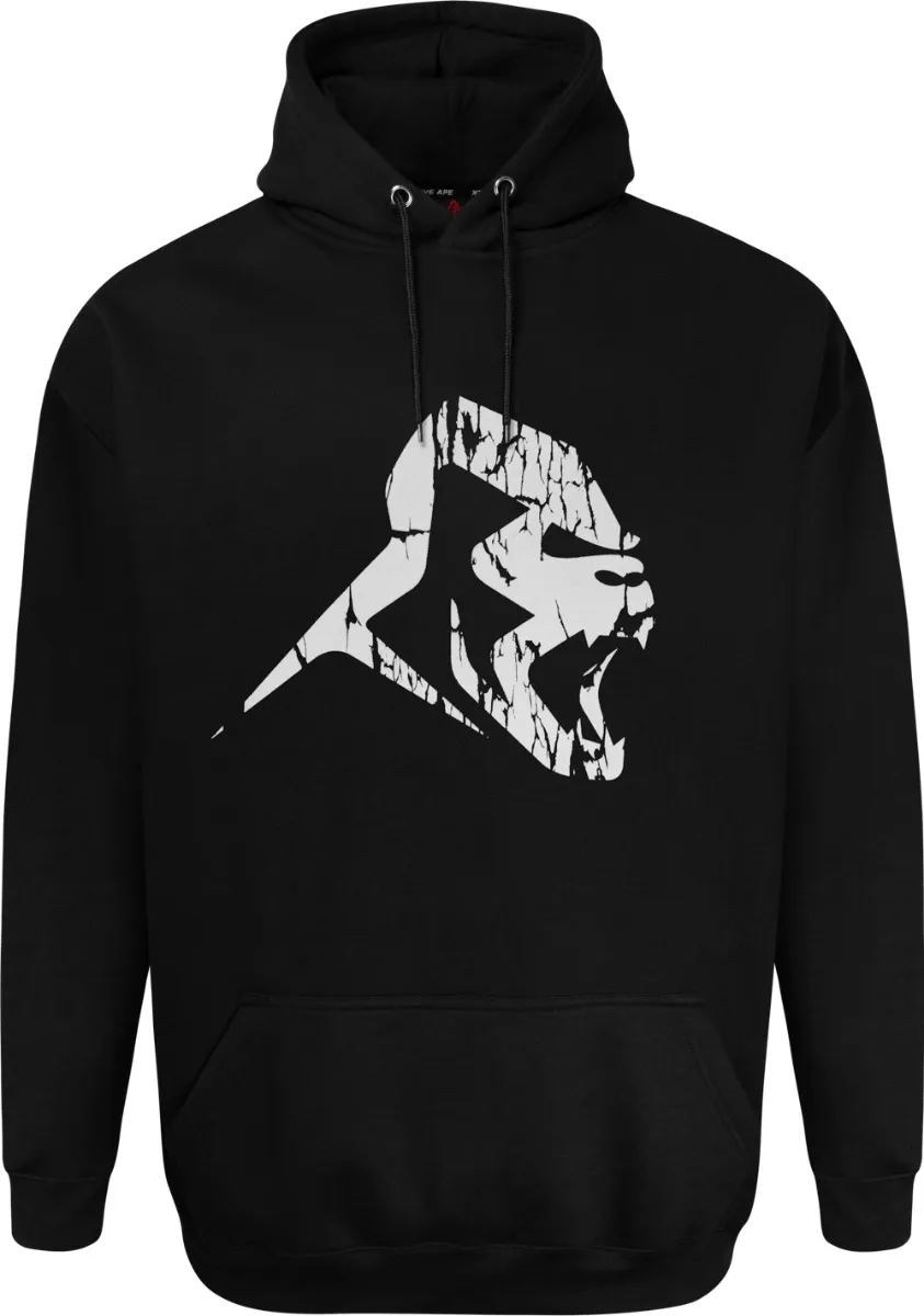 Xplosive Ape Withered Print Hoody - Black