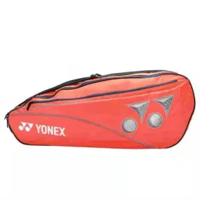 YONEX Champion 3D 23426EX 6R Badminton Kit Bag (Orange/Dark Blue)