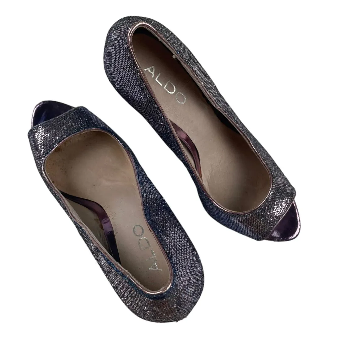 Zapato Taco Alto  ALDO  Color Violeta Talle 37,5