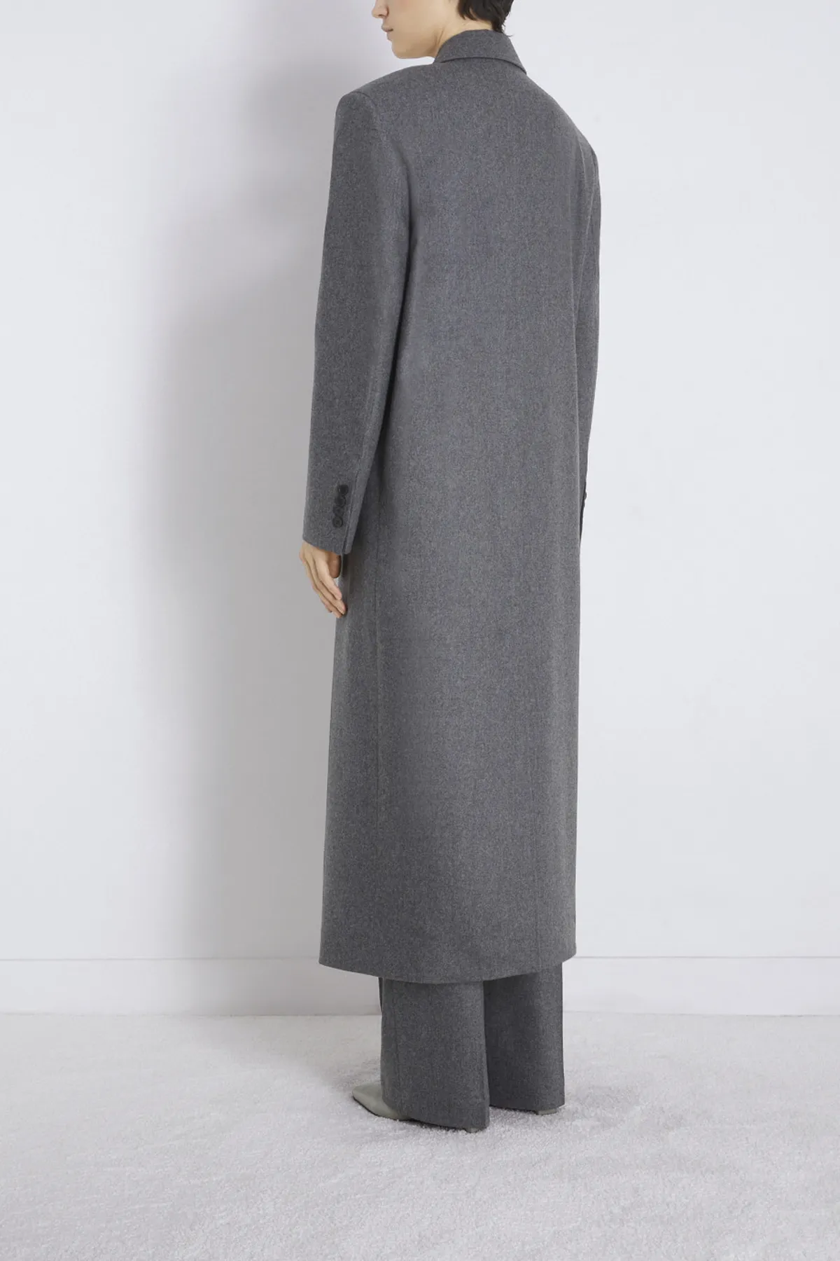 Zeno Flannel Maxi Coat