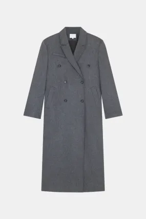 Zeno Flannel Maxi Coat